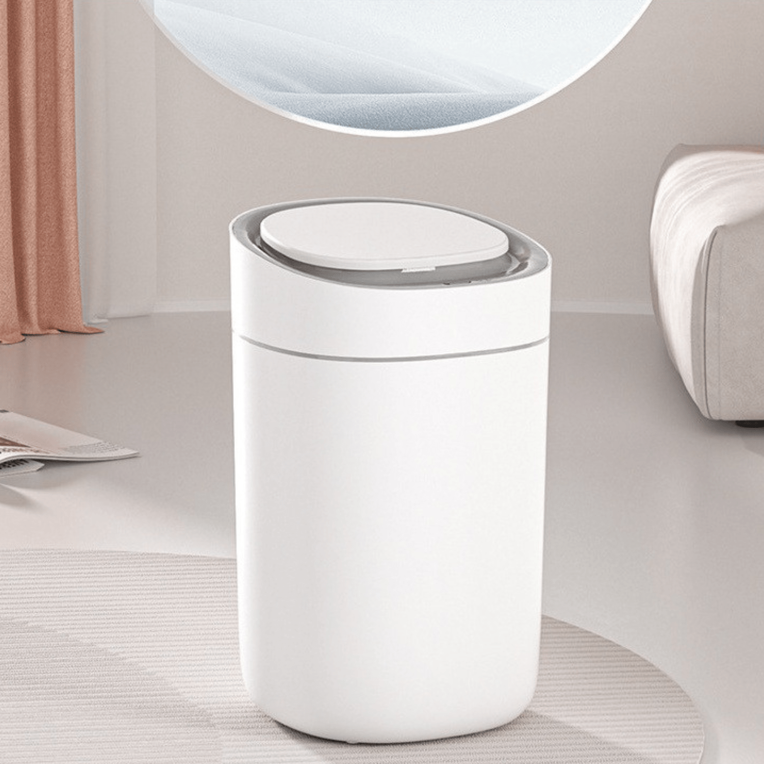 Smart Automatic Sensor Space-Saving Slim Trash Can