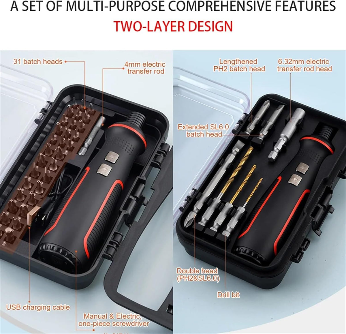 41 In 1 Precision Mini Electric Screwdriver Set