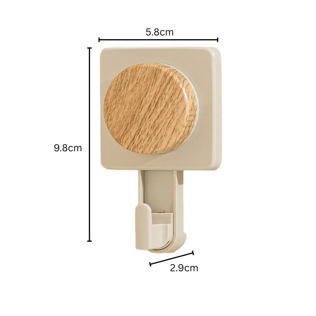 Multi-Purpose Load-Bearing Punch-Free Rotating Wall Hooks