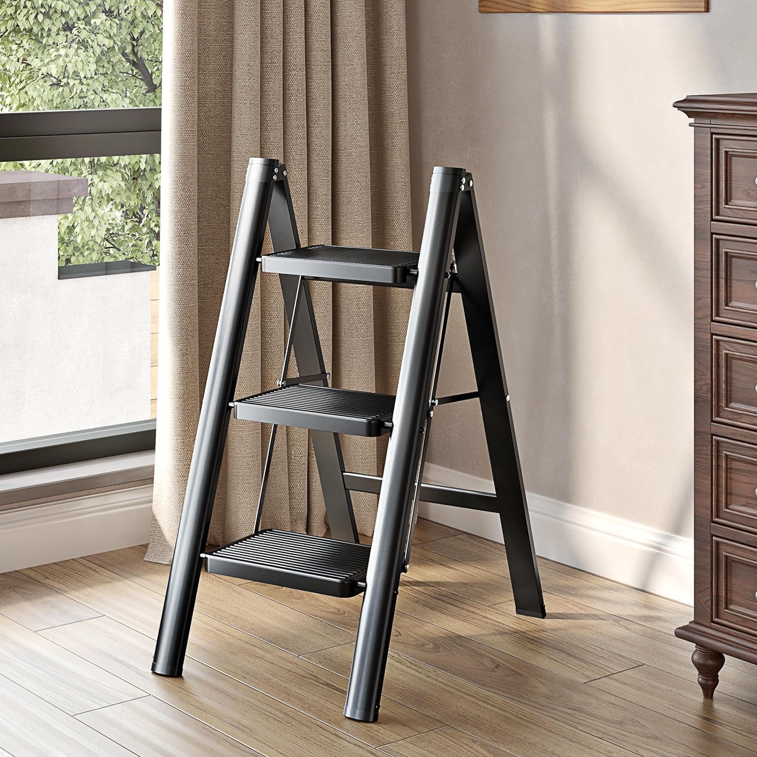 Safe Step Lightweight Folding Ladder