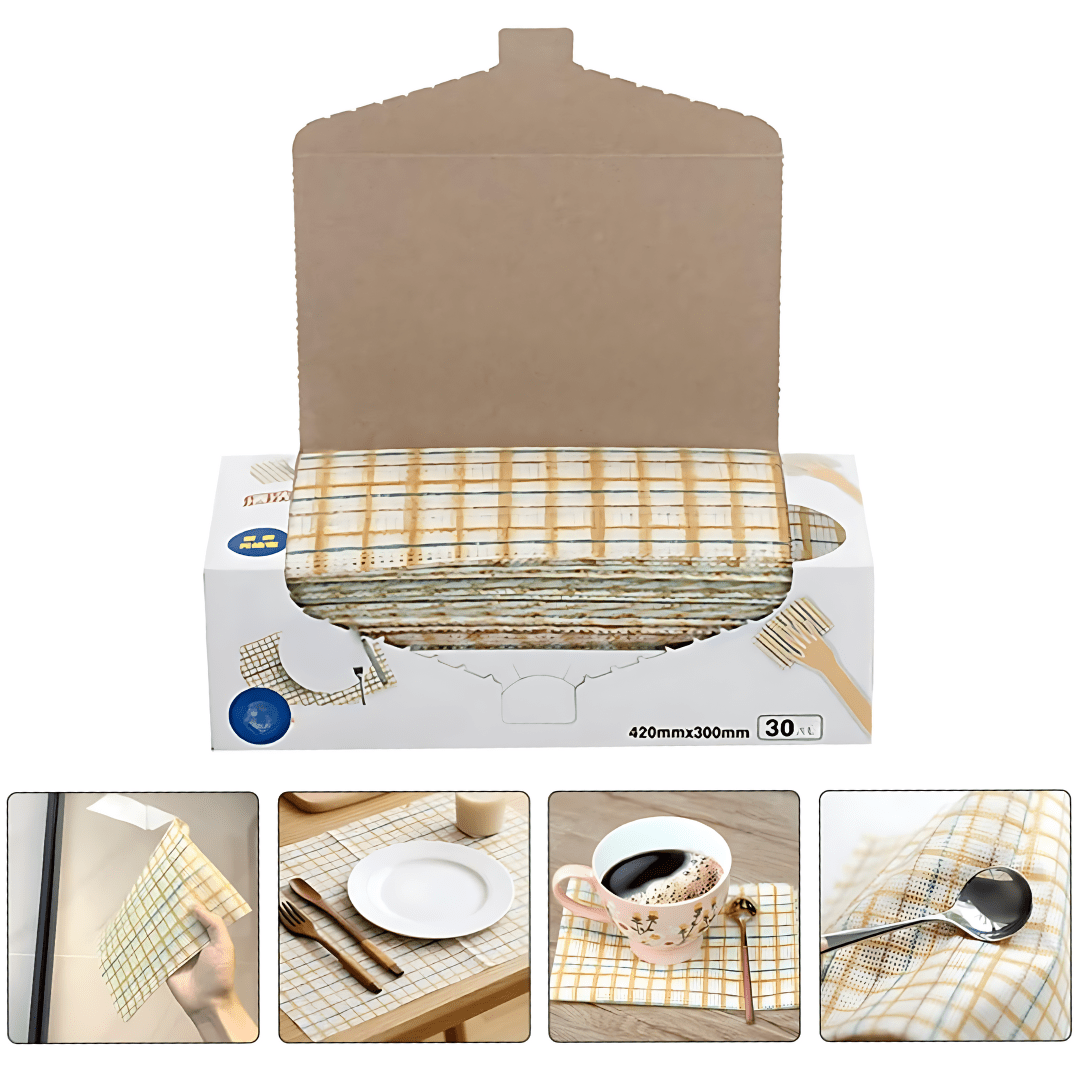 Luxurious Reusable Fiber Towels