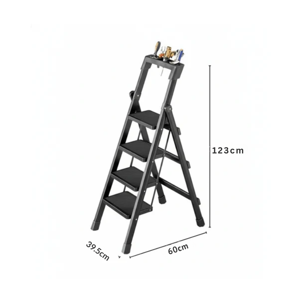 Heavy Duty Metal Folding Multi-Step Ladder