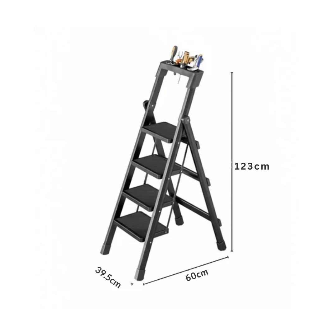 Heavy Duty Metal Folding Multi-Step Ladder