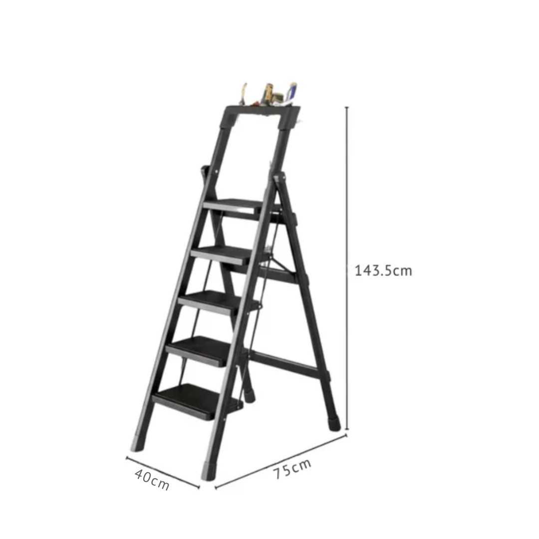 Heavy Duty Metal Folding Multi-Step Ladder