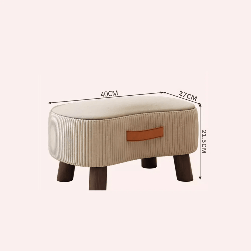Multi-Purpose Comfortable Solid Wood Sofa Stool(40cm)