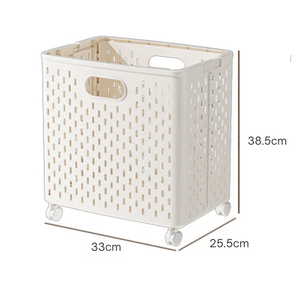 Multifunctional Plastic Foldable Large-Capacity Laundry & Storage Basket (36cm)