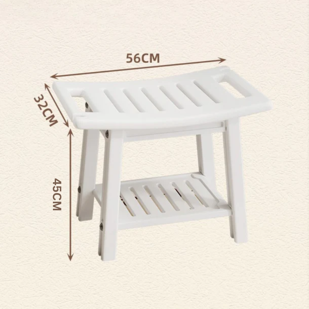 Multipurpose Non-Slip Plastic Low Stool