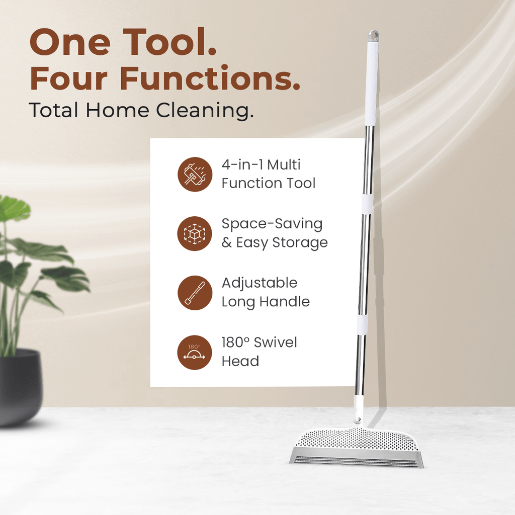 CleanMate 4-in-1 Home Cleaning Brush & Mop Kit