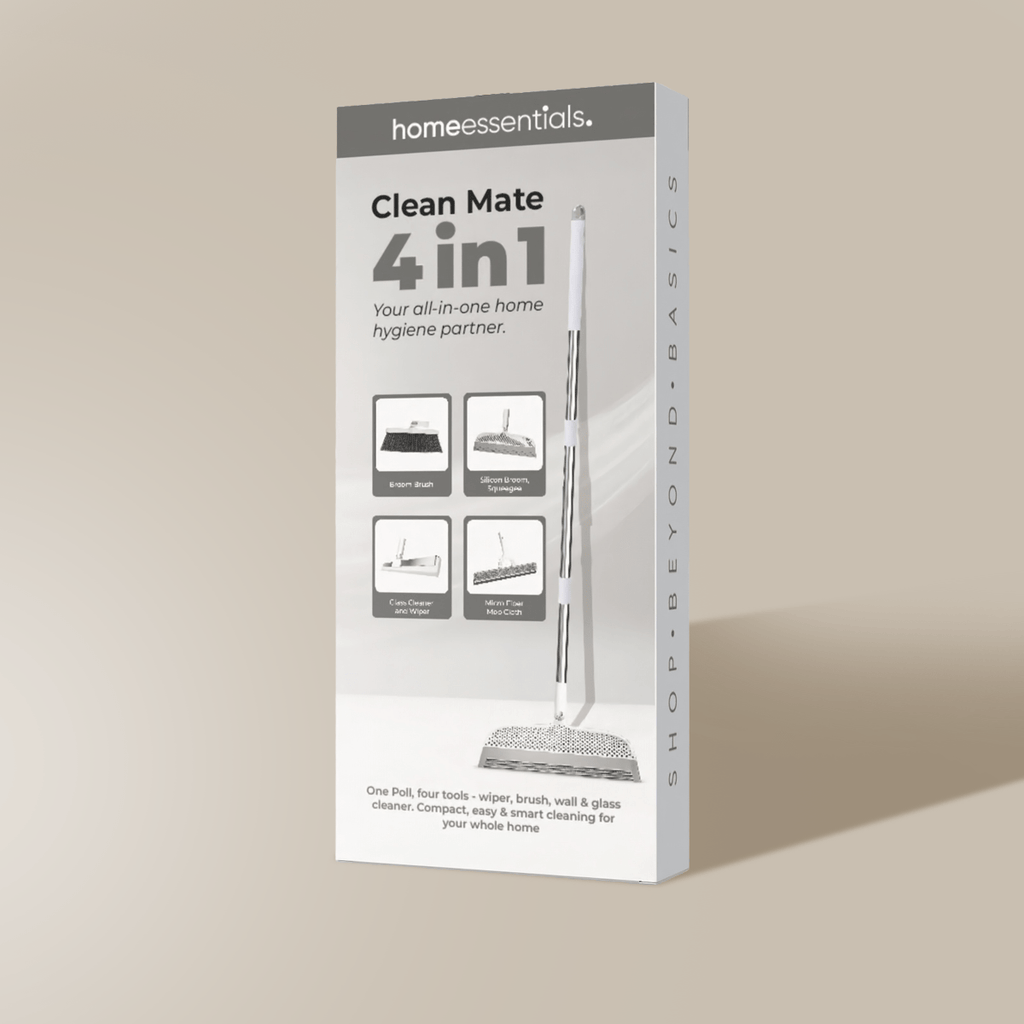 CleanMate 4-in-1 Home Cleaning Brush & Mop Kit