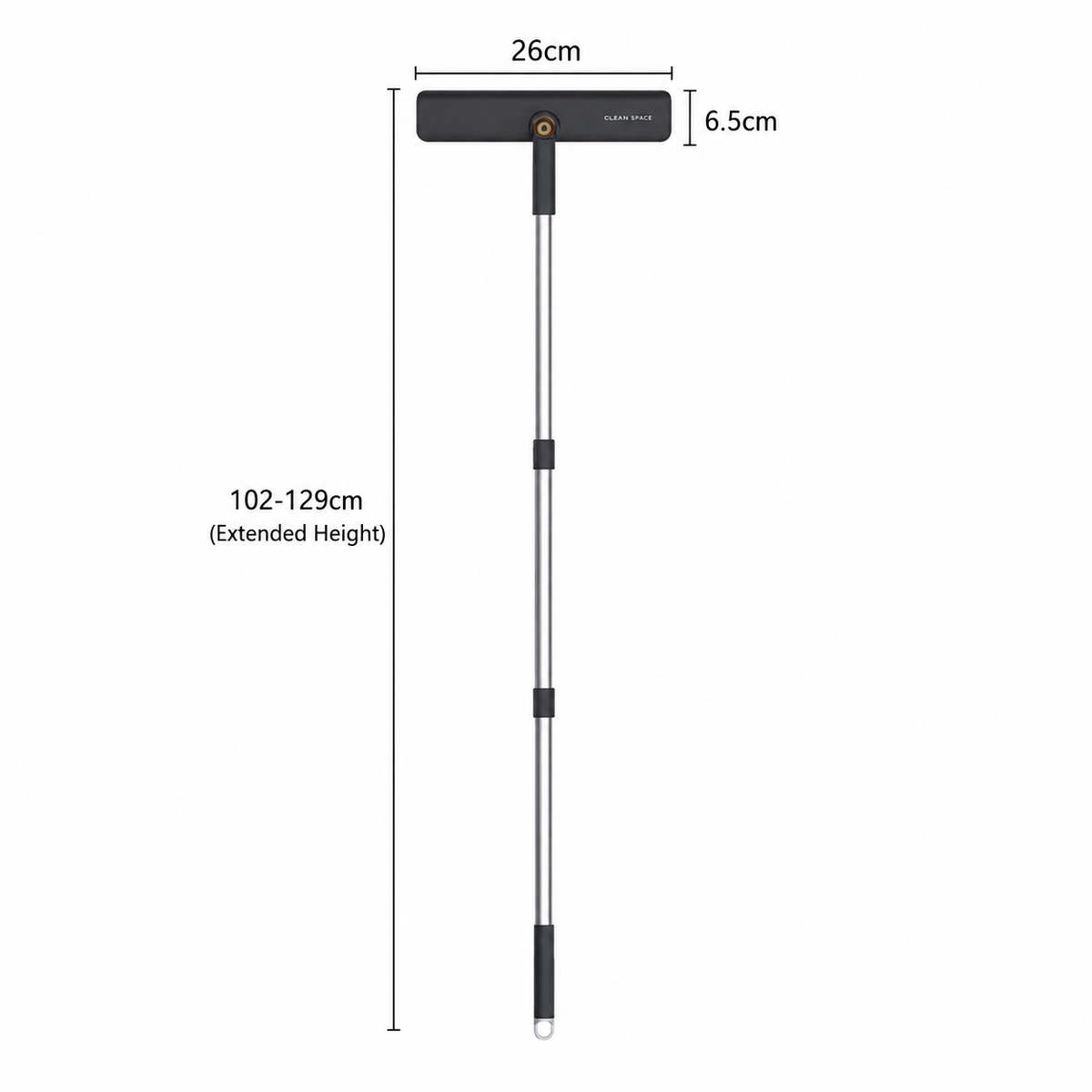 Multi-Functional 3-in-1 Telescopic Handle Glass Cleaning Tool