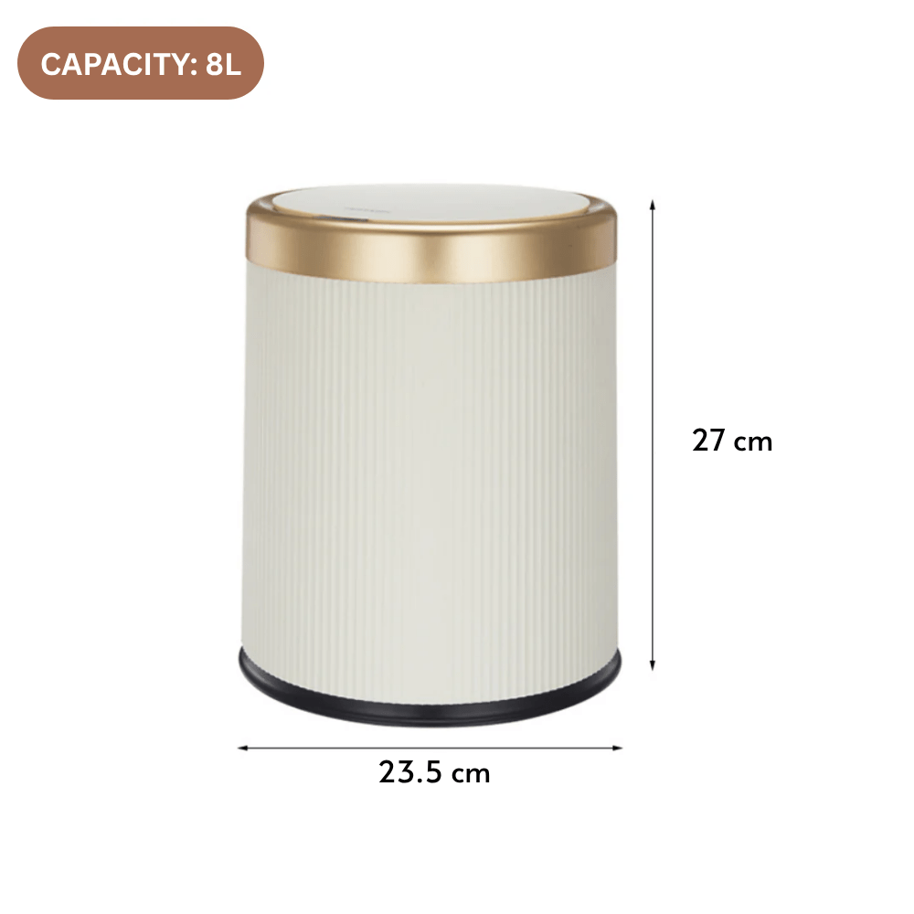Smart Touchless Automatic Trash Can with Motion Sensor Lid (8L)