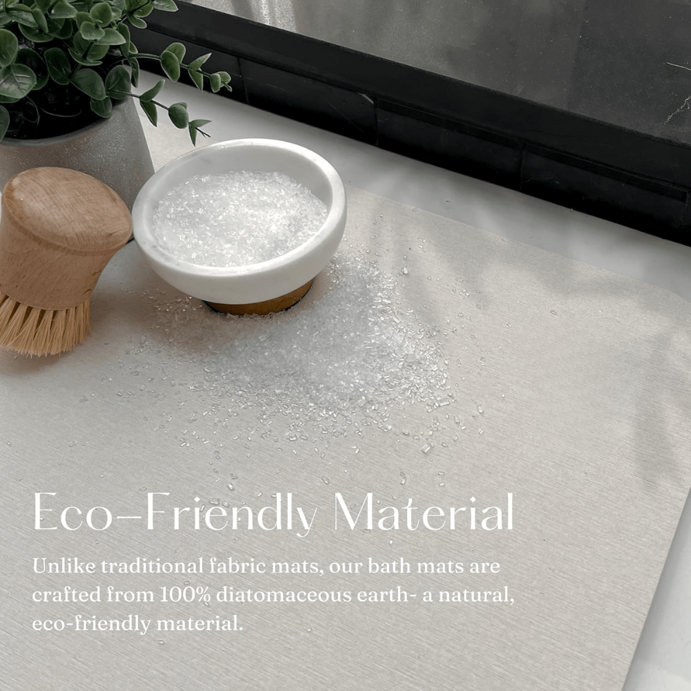 Multi-functional Double-Sided Diatomaceous Earth Quick-Dry Stone Bath Mat
