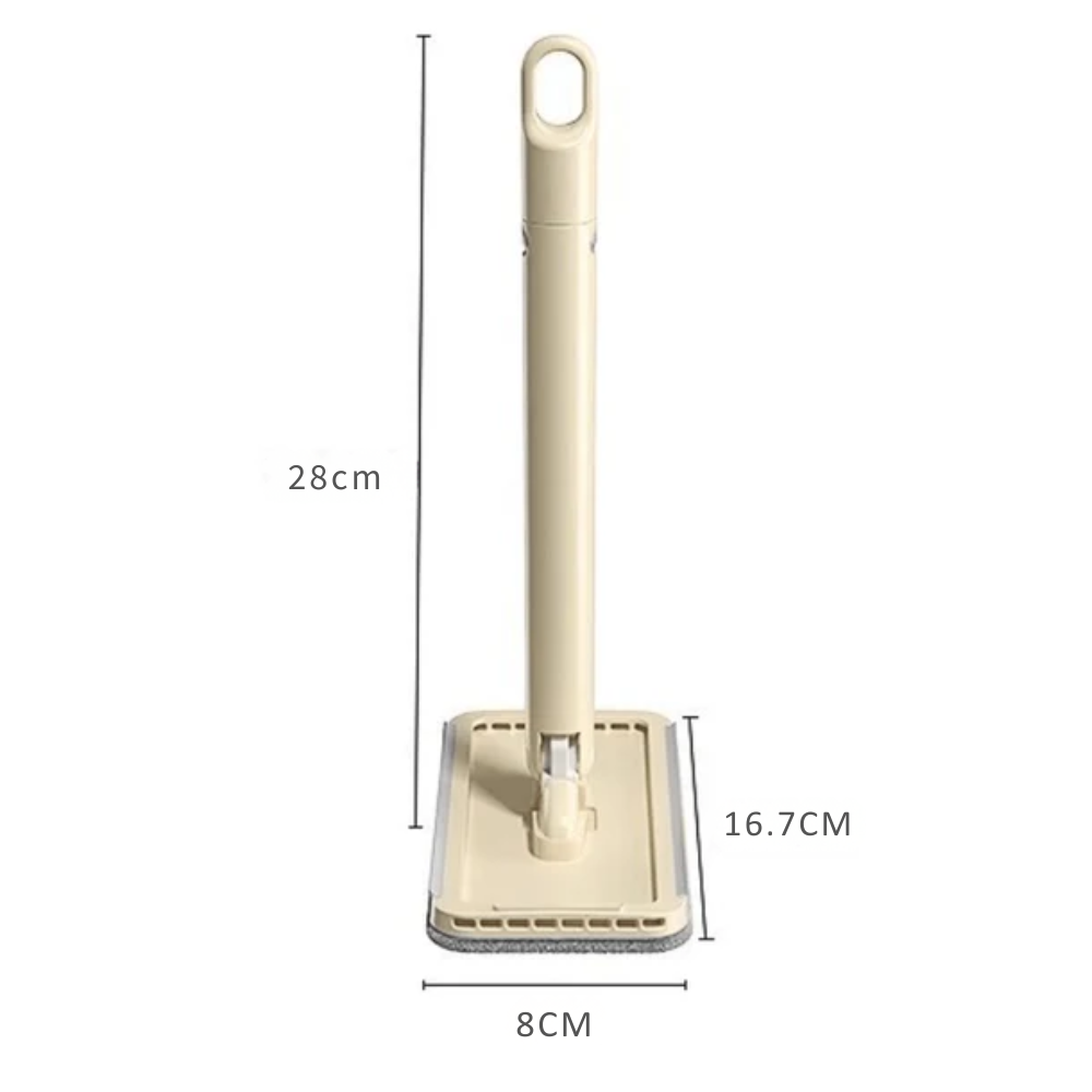 Multi-Functional Hands-Free Flat Mop with Disposable Towel Clip