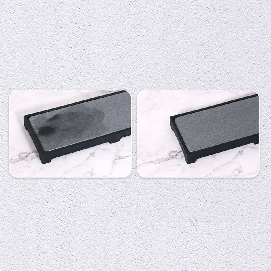 Silicone Diatom Mud Drying Tray with Fast-Absorb Sponge Rack(28 cm)