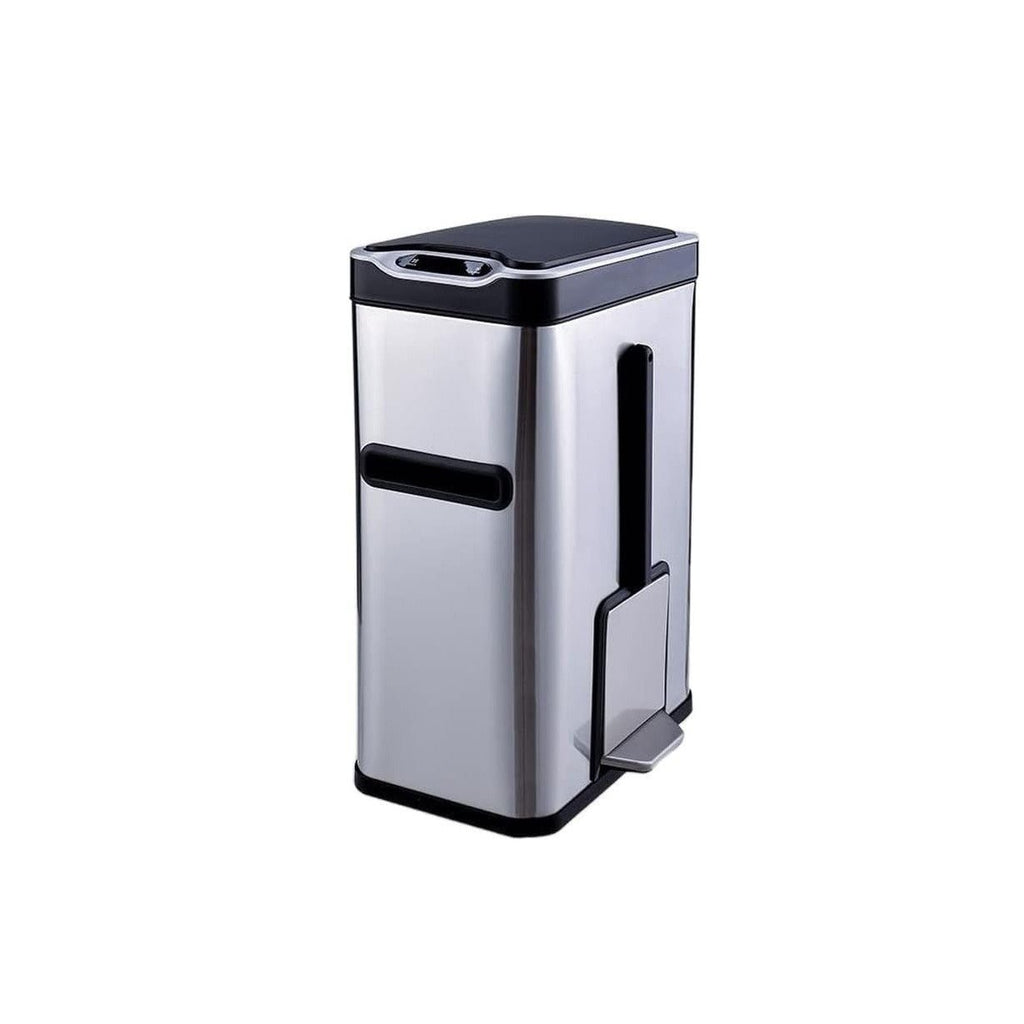 Smart 3-in-1 Bathroom Trash Can with Toilet Brush & Tissue Holder (7Litre)