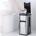 Smart 3-in-1 Bathroom Trash Can with Toilet Brush & Tissue Holder (7Litre)