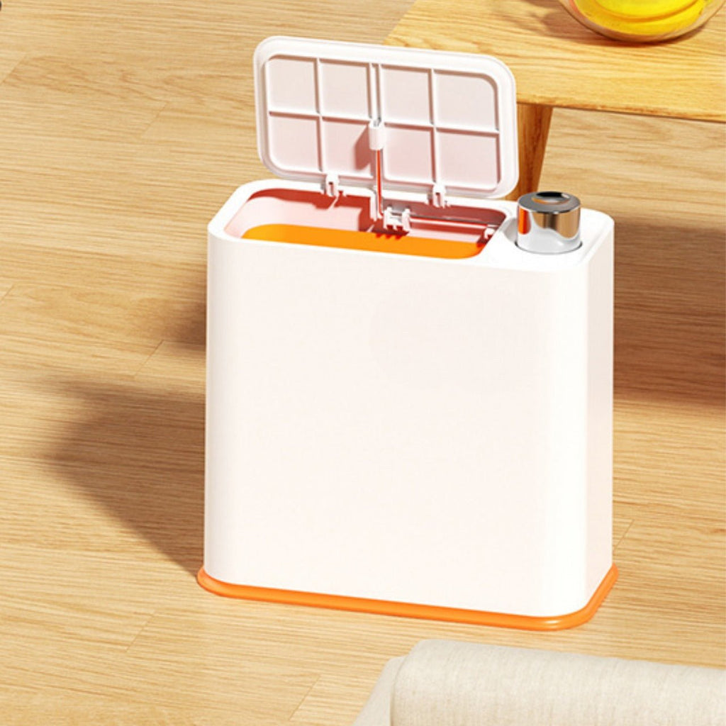 Large Capacity Simple Push Trash Can